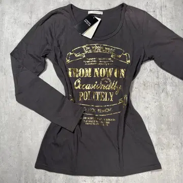 Y2K 다크코어 영문 롱티