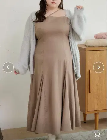 [빅 사이즈] 이레헴 머메이드 캐미 원피스