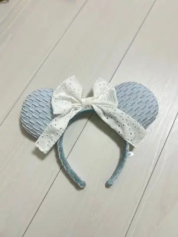 미니 머리띠 스카이블루