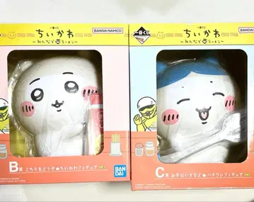 치이카와 제일복권 모두 함께 라멘 B상 C상 하치와레 피규어