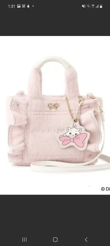 질 바이 질 스튜어트 디즈니 마리 미니 프릴 토트백