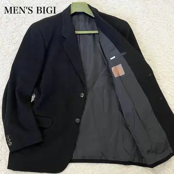 새상품급 멘즈비기 테일러드 자켓 블레이저 캐시미어 혼방 블랙 4
