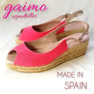 [ gaimo ] 에스파드리유/ 웨지힐/샌들/36/23cm
