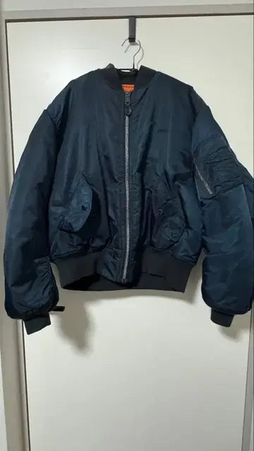 Schott MA-1 플라이트 자켓 네이비