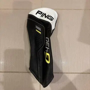 PING G430 드라이버용 골프헤드커버 화이트 블랙