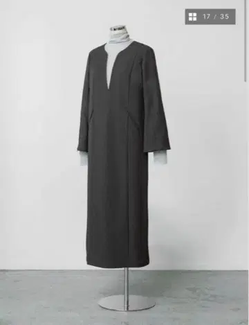 딥 넥 세트 원피스 크루레 crewre 코스패션 유리