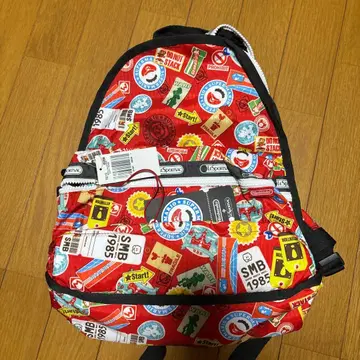 레스포 슈퍼 마리오 패턴 럭색/백팩