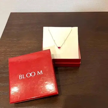 BLOOM 핑크 골드 목걸이/하트 핑크