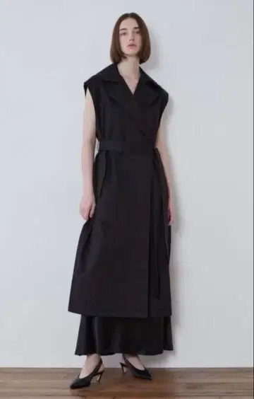 [ LE PHIL ] 코튼셀 치노 베스트 블랙