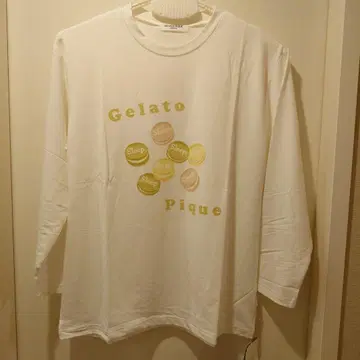 GELATO PIQUE HOMME 긴팔 T셔츠 화이트