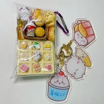 가챠 채워넣은 듯한 파우치 & 캔디 백 키링