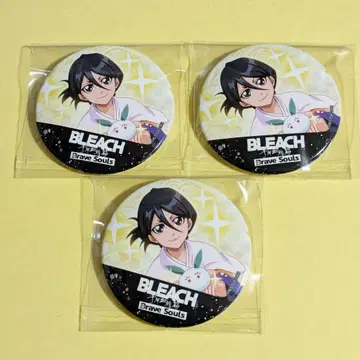 BLEACH 후목 루키아 브레솔 캔뱃지 3개 세트