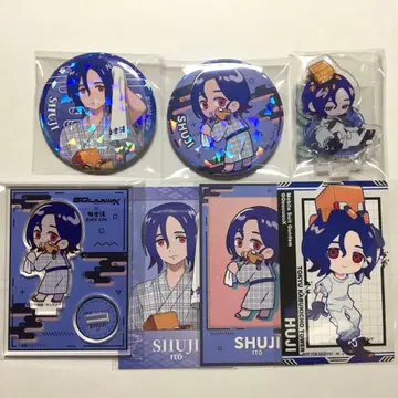 기동전사 건담 지크액스 극락탕 캔뱃지 아크릴 스탠드 카드 (슈우지)