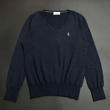 새상품급 Munsingwear 긴팔 니트 스웨터 V넥 여성용 XL