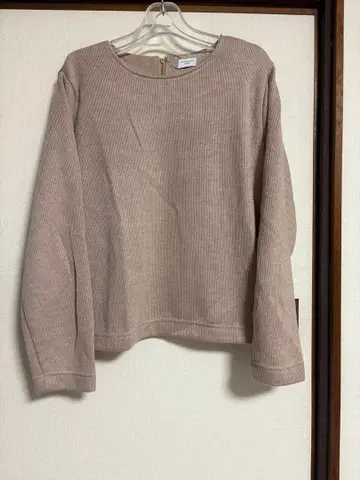 어반 리서치 도어스 백 지퍼 디자인 풀오버 베이지 사이즈 M