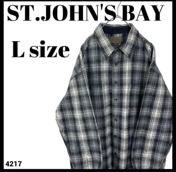 ST. JOHN'S BAY 기모 플란넬 셔츠 L 사이즈