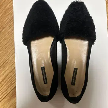 FABIO RUSCONI 블랙 플랫슈즈