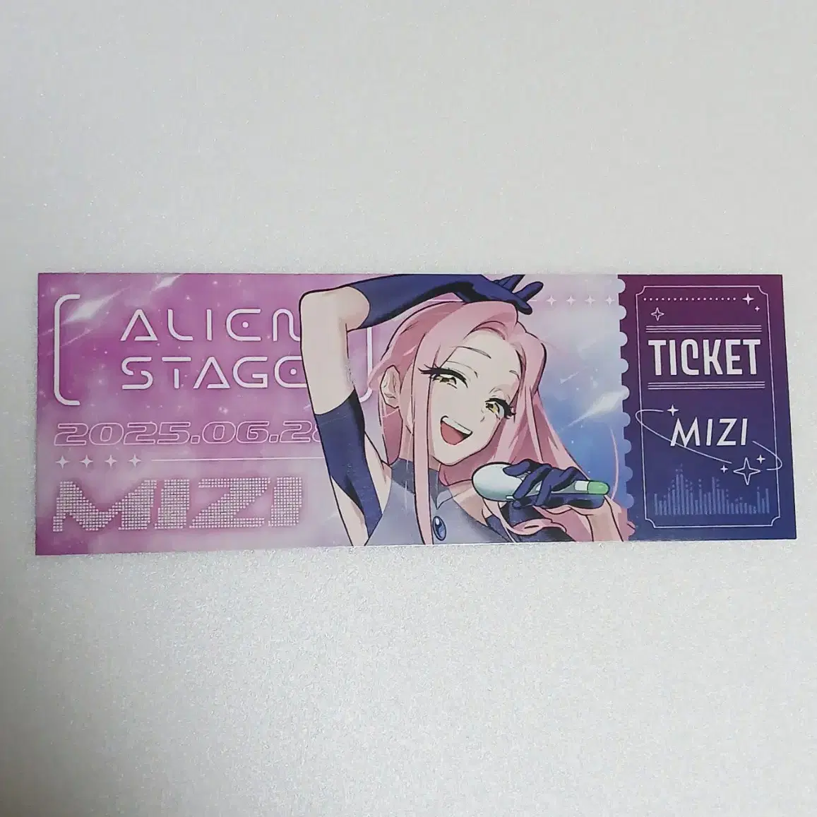 //일괄1.7//에이스테 미지 수아 생일색지 포카 티켓 에일리언 스테이지