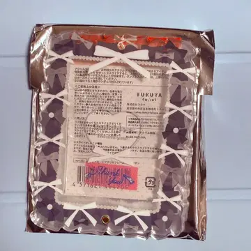 후쿠야 아크릴 프레임 미니 리본 블랙