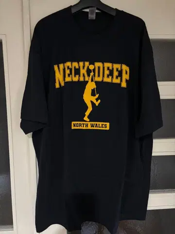 NECK DEEP 티셔츠 블랙 NORTH WALES 2XL