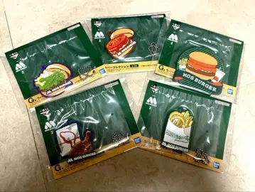 [ 미개봉 새상품 ] 1번 복권 모스버거 G상 러버 컬렉션 5종류