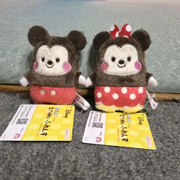 미키&프렌즈 나란히 도미 마스코트 2체 세트