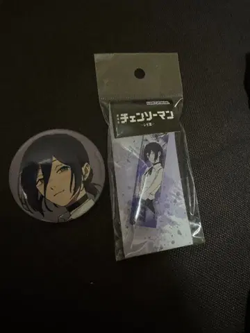 체인소 맨 레제 캔뱃지 스트랩 세트