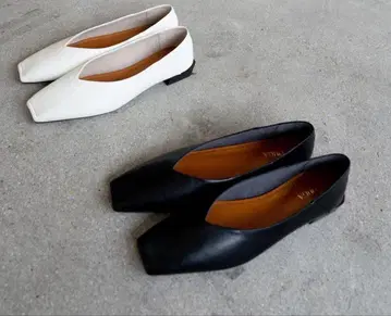 OHGA 오가 스퀘어 2way 펌프스 블랙 38