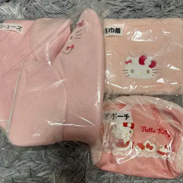 산리오 뽑기 헬로키티 룸슈즈 파우치 복조리