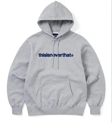thisisneverthat 그레이 후드 부착 후드티