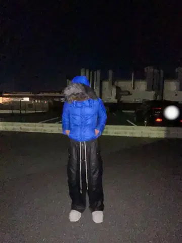 Y2K 퍼 달린 다운 자켓 헤이세이 갸루 남자 광택 짧은 기장 opium