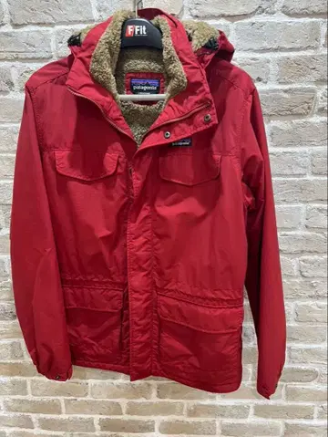 파타고니아 레드 마운틴 후드티 파타고니아 보아 안감