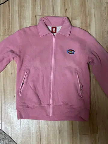 HYSTERIC 핑크 플리스 자켓