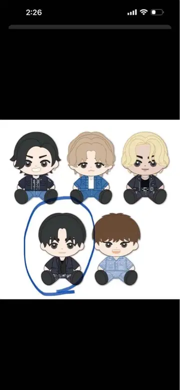 봉제 인형 엽서 포토 카드 세트