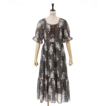 엑시즈팜 밀피유 로즈 원피스