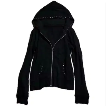 studs black hoodie archive opium y2k
