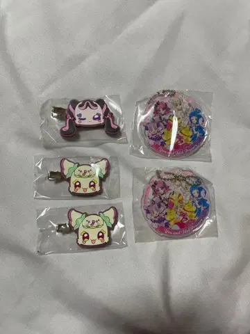 프리큐어 헤어 클립 아크릴 키링 묶음 판매