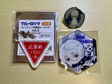 블루 록 나기 세이시로 세트 메탈 배지 키링 마그넷