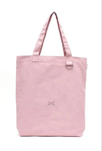 미피 토트백 핑크 투명 포켓 부착 덕질백