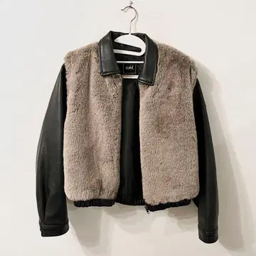 X-girl FAUX FUR CONVERTIBLE JACKET