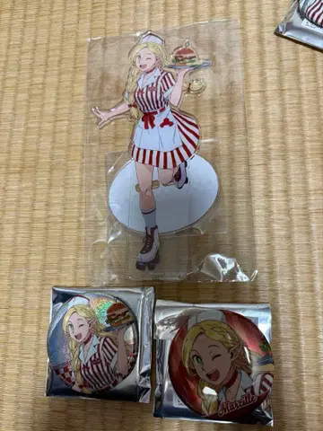 던전밥 마르실 일격 컬렉션 아크릴 스탠드 캔뱃지 세트