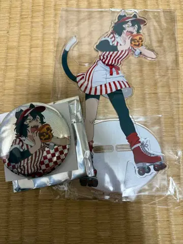 일격 컬렉션 던전밥 이즈츠미 아크릴 스탠드 캔뱃지 세트