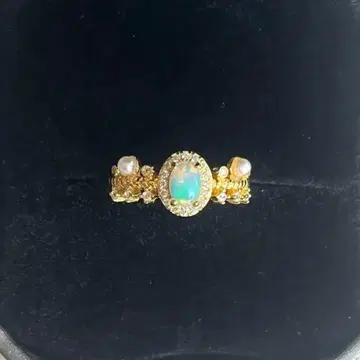 [ 간사이 만박 ] 부탄 천연 오팔 반지 실버 925 EXPO2025