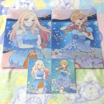 학마스 쥬오호시미나미 후지타 코토네 선샤인 수족관 클리어 파일 엽서