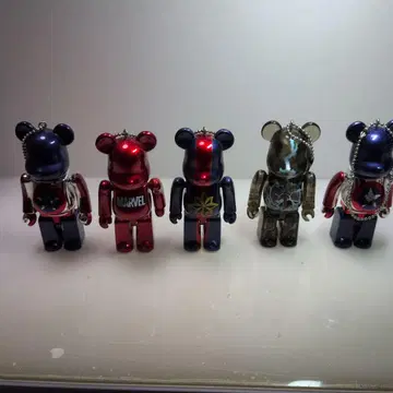 마블 베어브릭 피규어 세트