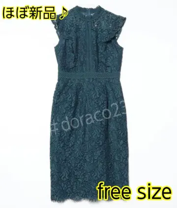 URBAN RESEARCH ROSSO 레이스 파티 드레스 프리 사이즈