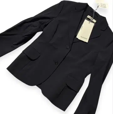 새상품 JIL SANDER 질 샌더 테일러드 자켓 네이비 36