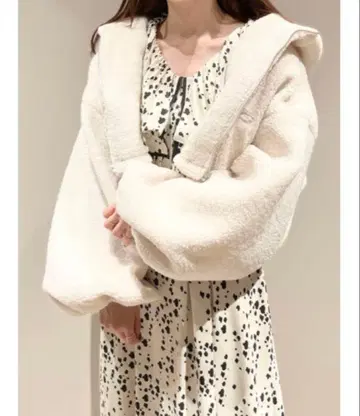 SNIDEL 보아 자켓 화이트 ONE SIZE