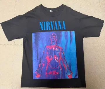 NIRVANA 닐바나 SLIVER 스리버 티셔츠 M 사이즈 블랙