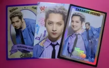 란페 댄스 천국 스즈키 타카히데 포토 카드 3장 세트 시크릿 포함